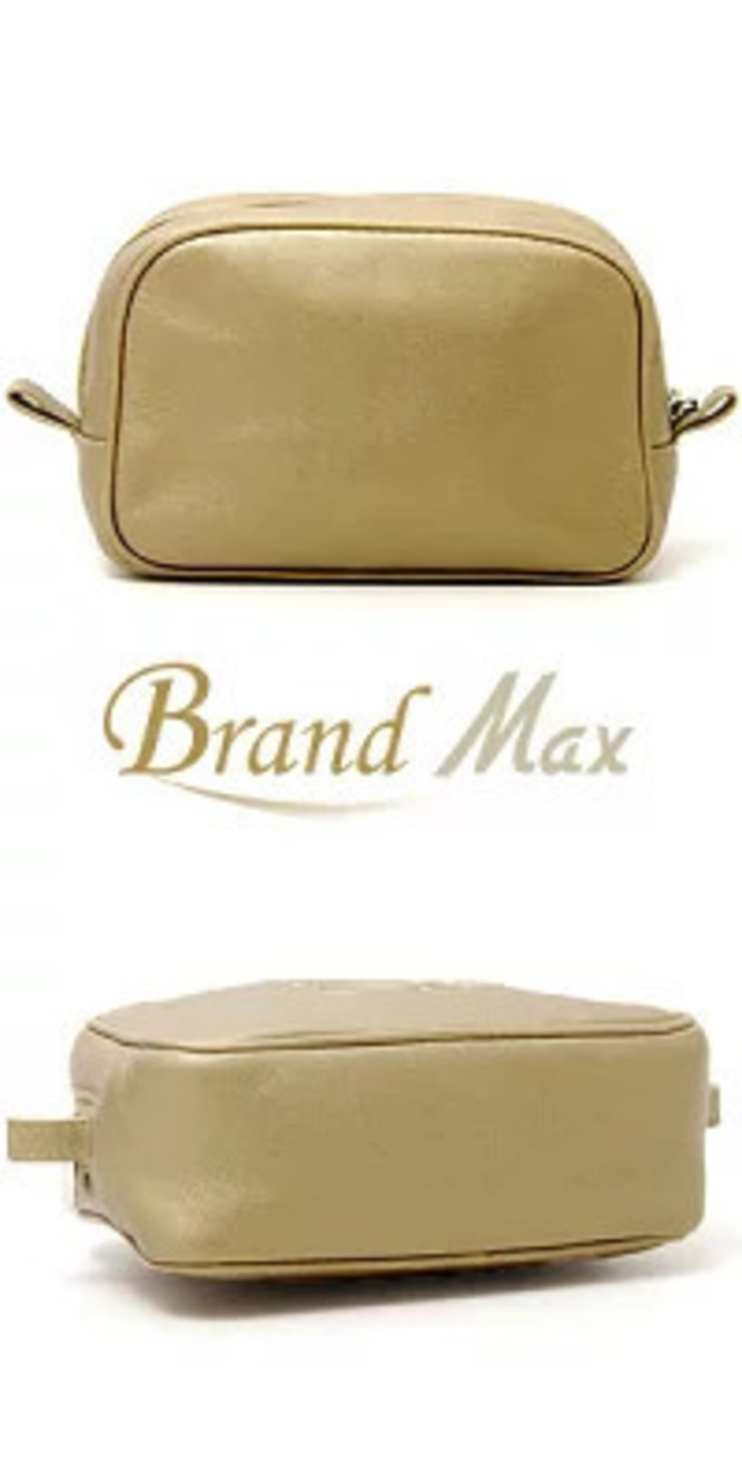 Loewe makeup Clutch calfskin tone bag cosmetic gold